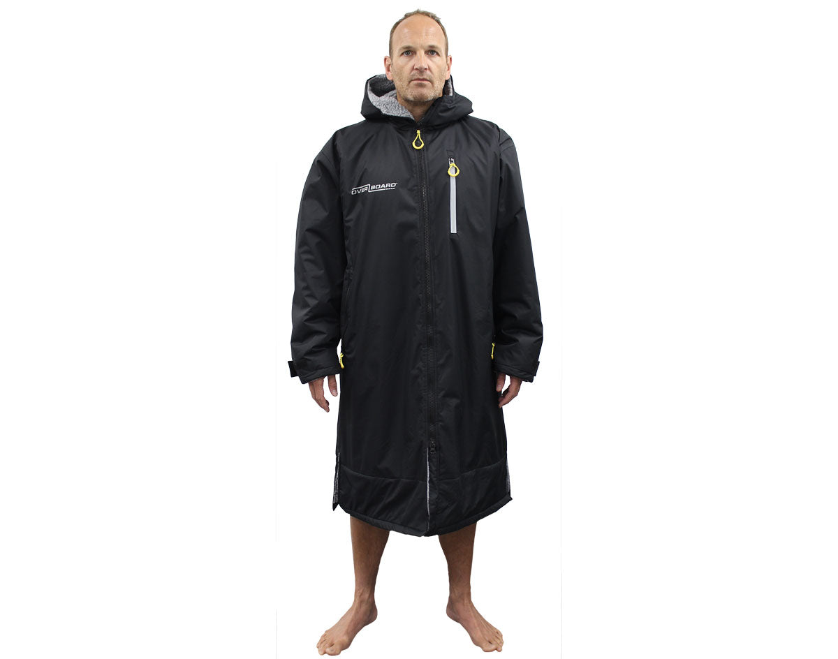 OverBoard Black Pro-Sport Long Sleeve Changing Robe | OB1223BLK