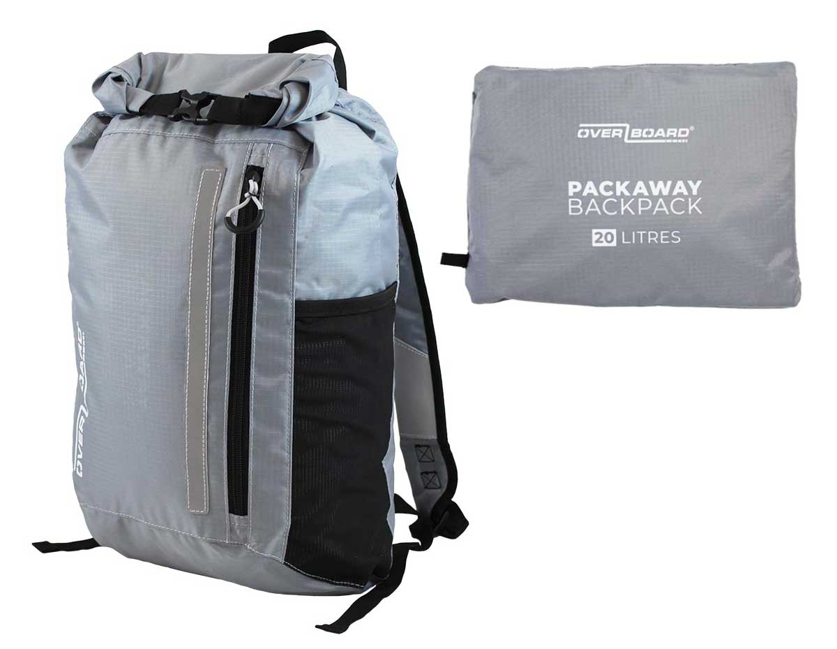 OverBoard Waterproof Packaway Backpack - 20 Litres | OB1225GRY